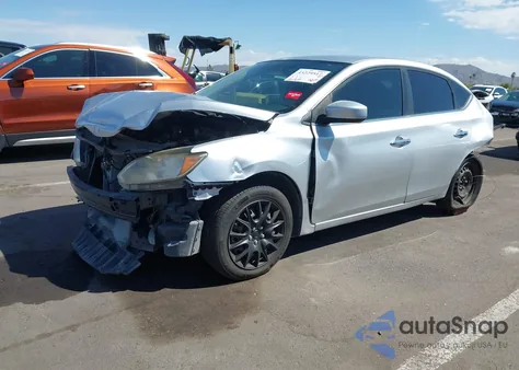 2016 Nissan Sentra Fe+ S/S/Sl/Sr/Sv z USA, uszkodzony, nr VIN 3N1AB7AP7GY278691